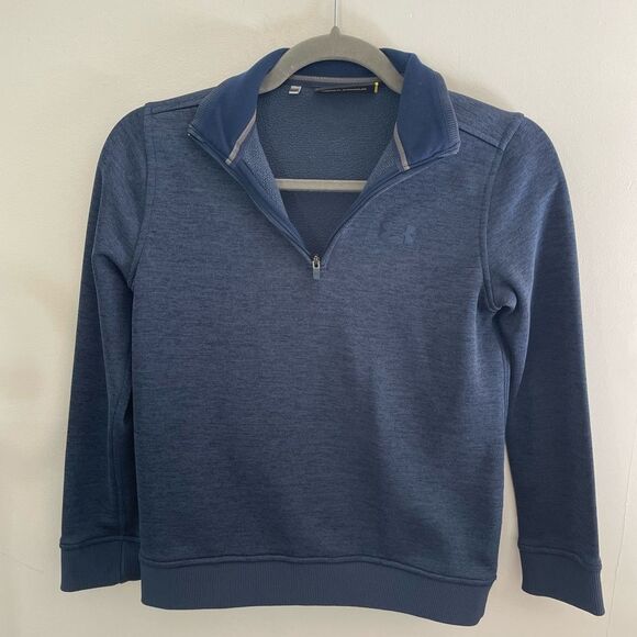 Under Armour Other - Under Armour Navy Quarter-Zip Pullover size youth medium